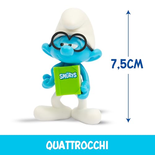 Giochi Preziosi I Puffi - Scatole Contenenti Un Personaggio A Sorpresa Tra Burlone, Quattrocchi E Forzuto Da 7,5 Cm Con Movimento, Per Bambini A Partire Dai 3 Anni - 7