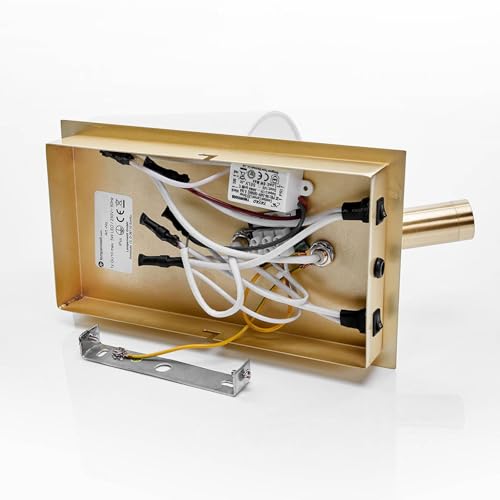 Applique Lindby Aiden, Bianco, Ottone, Lampada A Led Da Lettura - 8