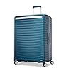 Framelock Max 29″ Large Checked Hardshell Zipperless Luggage – Highly Secure Integrated Eazylock™ Mechanism – RightHeight™ Adjustable Handle – 360° Spinner Wheels – Airline Approved – Emerald Teal