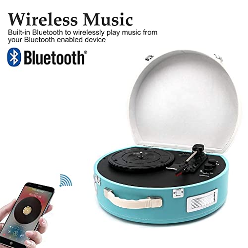 Tourne-Disque Bluetooth USB avec Haut-parleurs stéréo, Tourne-Disque à 3 Vitesses avec Lecture et Codage USB pour Chaque Famille - Les Beatles, Paul McCartney, John Lennon, RIngo Starr, George Harrison Tourne-Disque Bluetooth USB avec Haut-parleurs stéréo, Tourne-Disque à 3 Vitesses avec Lecture et Codage USB pour Chaque Famille – Image 4
