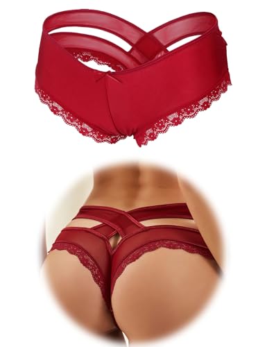 ohmydear Ropa Interior Mujer Tangas Sexy para Mujer 1/2/3/4 Pack Bragas Sexy para Mujer Bragas Transparentes Tangas Mujer Pack Interior Ropa Mujer Tallas Grandes