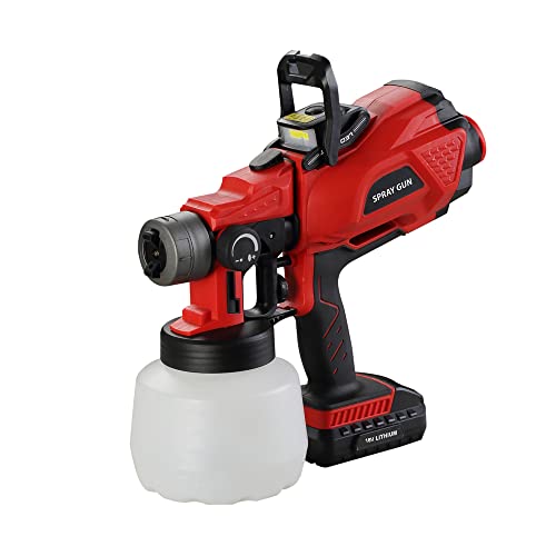yeacher Pulverizador elétrico portátil 20V ajustável dobrável luz LED máquina de pulverização multif