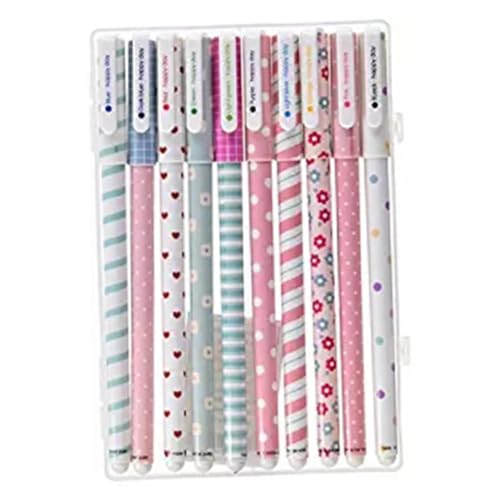 EXCEART 10 카라 젤 펜 카라 젤 펜 다채로운 젤 펜 포인트 다채로운 젤 잉크 펜 다채로운 잉크 펜