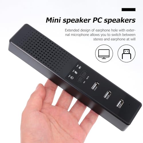 Mini altavoz de computadora USB con efecto estéreo para oficina 3