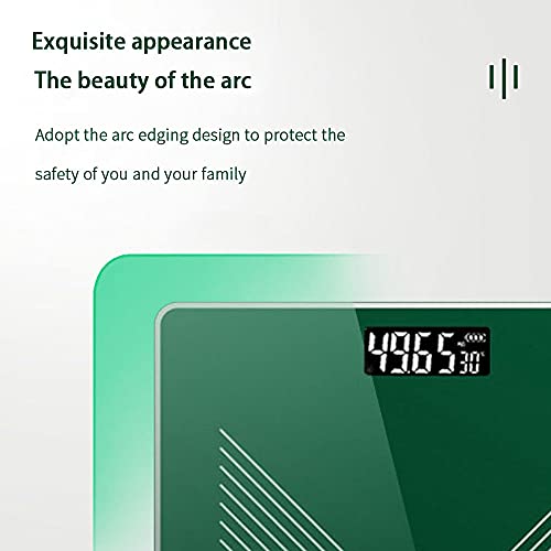 OUYAD Huishoudelijke weegschaal, Bluetooth Smart Body Fat Schaal, USB Opladen Smart Sensor Schakelaar, LED Display Non… - Afbeelding 8