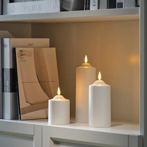 Amazon.co.jp : IKEA イケア LEDピラーキャンドル 電池式 ホワイト