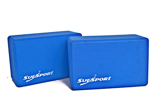 Set of 2 SUESPORT Yoga Blocks, Large Size 9