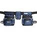 FASITE PTN012A 32-Pocket 2 Pouch Utility Multifunction Tool Belt Bag, Blue