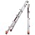 Little Giant Ladders, Revolution, M17, 17 ft, Multi-Position Ladder, Aluminum, Type 1A, 300 lbs weight rating (12017)