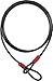 ABUS Schlaufenkabel Cobra 8 - Stahlseil mit Kunststoff ummantelt - Sicherung für Fahrrad- und Motorrad-Zubehör - 2,5 Meter lang, 8 mm stark, Schwarz