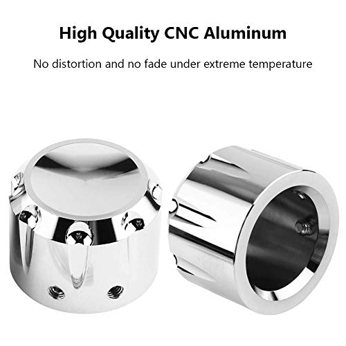 2 Stück CNC Aluminium Motorrad Vorderachse Nut Abdeckung - Anpassbar für Modelle mit Plattierung