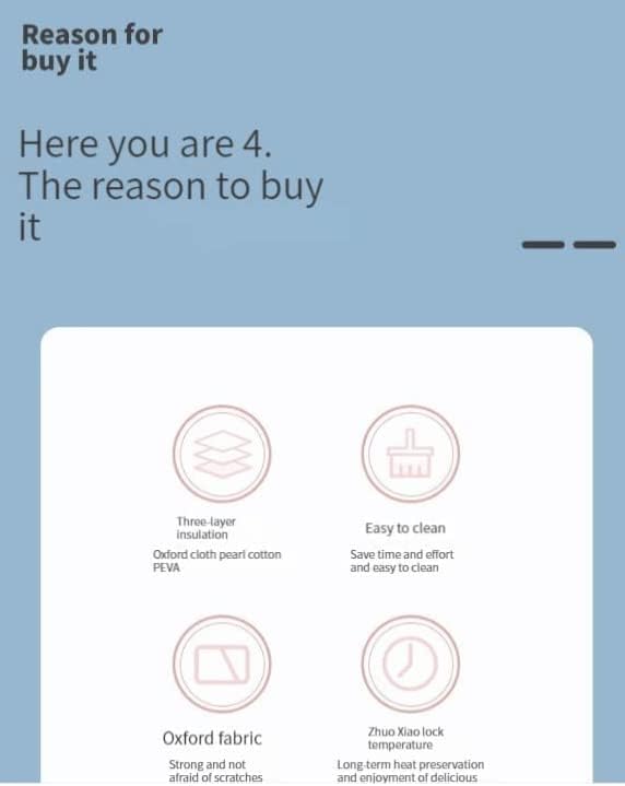 Miniatura 7 de Bolsa térmica reutilizable expandible grande con aislamiento, bolsa de almuerzo resistente duradera a prueba de fugas, para hombres y mujeres,