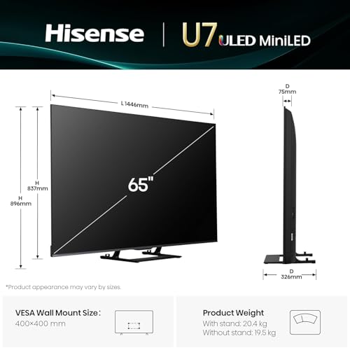 Hisense 65U7Q TV Mini-LED 4K 65" 144Hz - photo 3