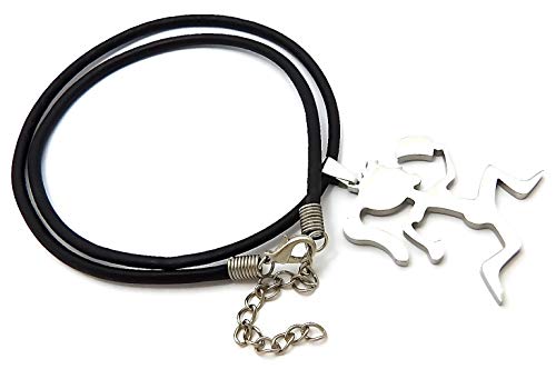 GWOOD Juggalette Pendant with 18 Inch Cord Necklace Silver Color3