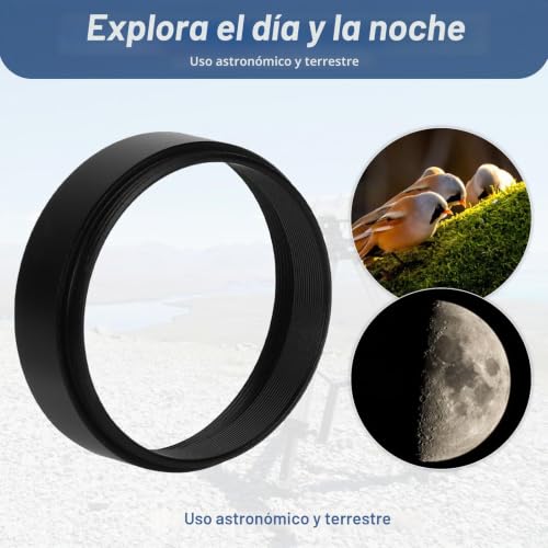 Adaptador de tubo de extensión M42 x 0.75 para ampliar distancia focal en astrofotografía 8
