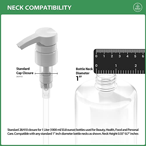 image for Bar5F Pump Dispensers | Set of 3 Bottle Pumps | Match with 1 Liter Bot