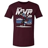 500 LEVEL Nathan MacKinnon Shirt - Nathan MacKinnon Colorado MVP WHT (Maroon, Small)
