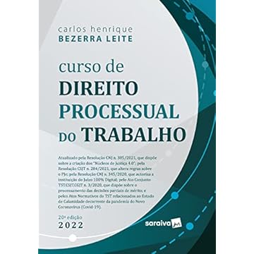 Capa do livro Curso de Direito Processual do Trabalho - 20ª edição 2022