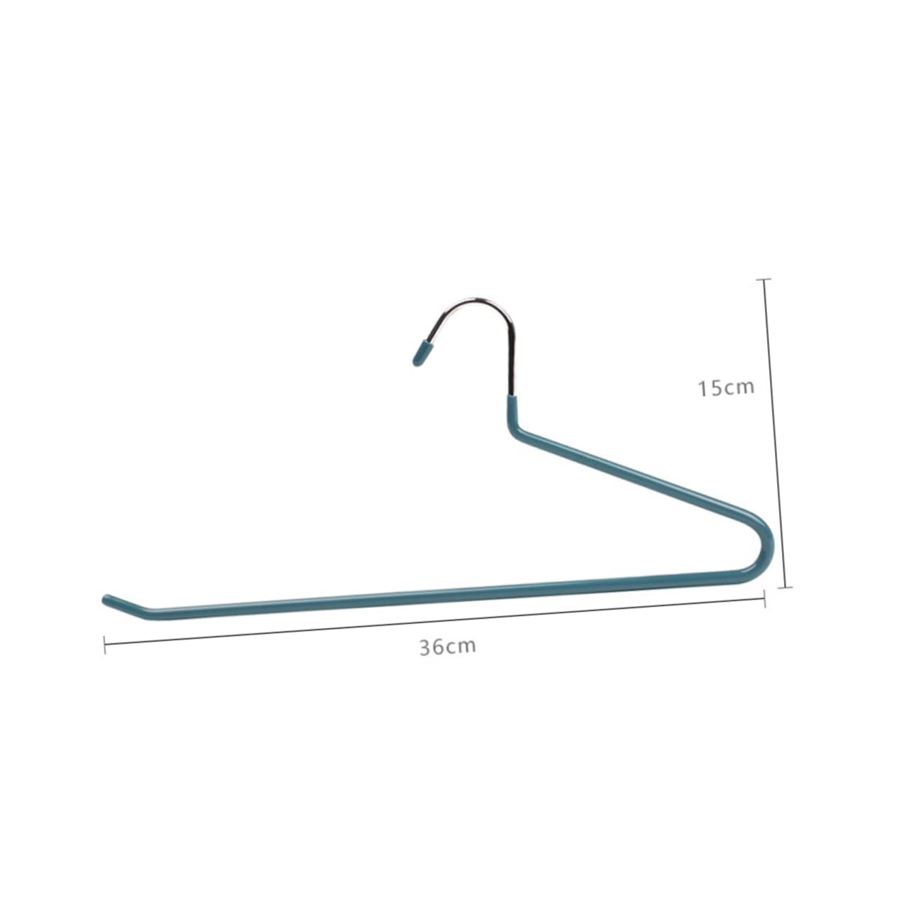 Unomor 5pcs Z Type Non-Slip Pants Hanger Non-Slip Pants Organizer Pants Clothes Hanger Clothes Rack Multi Purpose Hanger Coat Hangers Non-Slip Clothes Hanger Dark Green Dipping