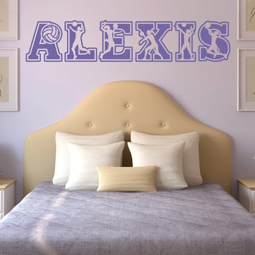 Vinilo decorativo personalizado para pared habitación niñas miniatura 5