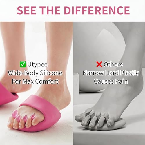 Image of Foot Arch Trainer for Plantar Fasciitis, Extra Wide Toe Splay Stretcher & Ankle Strengthener, Heavy Duty Flat Feet Arch Support for Women, Pilates Posture Corrector