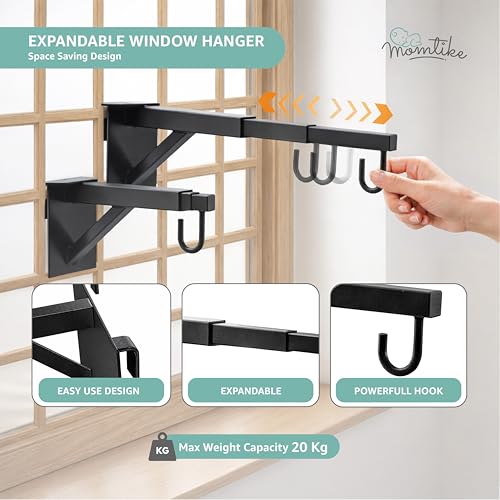 Image of Baby Cradle̞, Foldable Window Hanger with Sliding Lock, Hanger Spring, Mosquito Net & Pad with Insert Pocket, Jhoola, Thottil, Joli, Jokali, Onjal (Aqua)