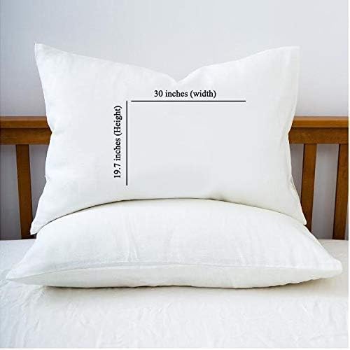 Miniatura 2 de Boston Creative Company Hug This Pillow Until You Can Hug Me  Regalo de relación a larga distancia  Funda de almohada romántica de satén blanco
