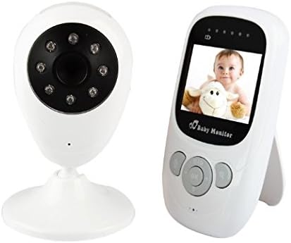 Elecsmart Baby Monitor, 2.4 Inch TFT LCD Screen Wireless Video Baby Monitor Security Camera with Two-Way Audio and Night Vision, Temperature Monitoring, Built-in 4 Lullabies for Baby/Old/Pet