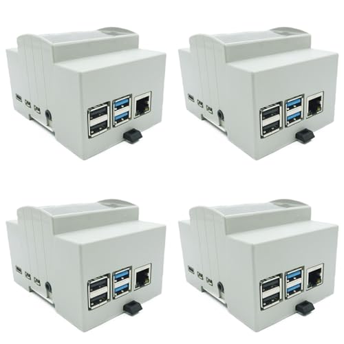 Boîtier ABS pour 4B avec finition blanche mate de haute précision pour ingénieurs et makers