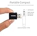 immagine 3Hagibis - Scheda audio esterna USB, adattatore da jack a USB, 2 in 1 da USB a 3,5 mm, cuffie e adattatore audio da jack scheda audio stereo per microfono per Windows Mac portatili, computer PS4