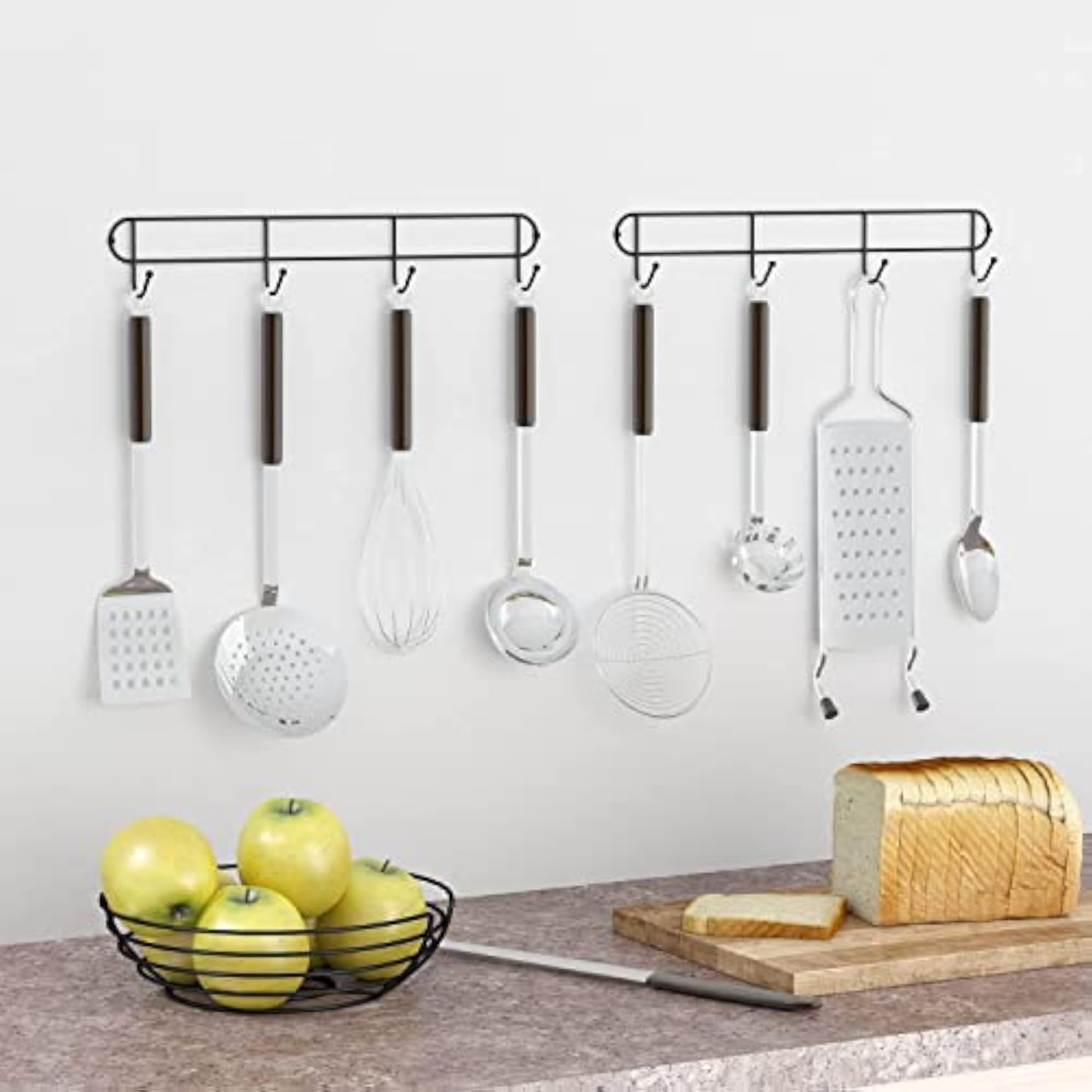 Wall Mounted Coffee Mug Rack Organizer