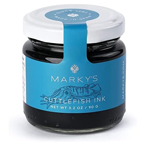 Marky's Cuttlefish Squid Ink Imported from Spain - 3.2 OZ / 90 G - Food Coloring Tinta Calamari Squid Ink Pasta Cover
