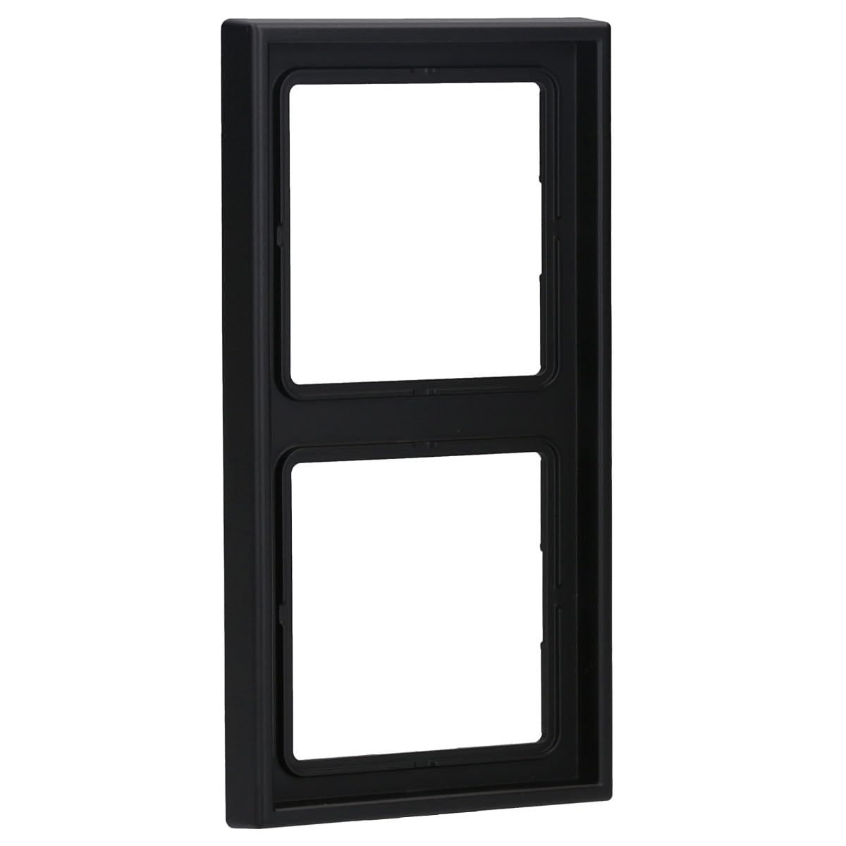 Double cadre LS noir mat JUNG LS982SWM pour interrupteur
