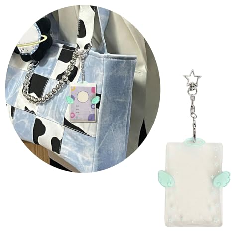 Photocard Holder Korean Popular Photo Card Holder Keychain Identity Card Holder Pendant Keychain Student Card Sleeve2