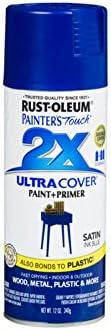 Rust-Oleum Painter's Touch Satin Ink Blue Spray Paint 12 oz.