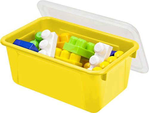 STOREX Kleine Kleine Abfalleimer mit Abdeckung, 31 x 19,8 x 13 cm Klassenzimmer rot, Fall von 6 (62407u06 C)