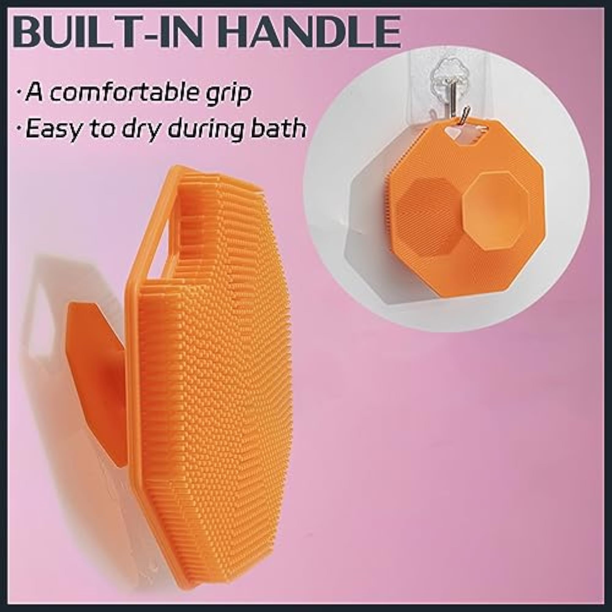 Silicone Body Scrubber, Multi-Function Exfoliating Tool