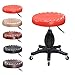 Rolling Swivel Chair Stolec, Praca Stołek siedzisko tapicerowane z 5 Wheels for Beauty Studio, Office, Clinic, regulowana wysokość 45-60Cm, C (Color : B)