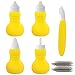 Watch Back Case Opener Remover Removal Knife Repair Tool Different Sizes 5pcs, Teenitor Watch Battery Removal Change Stainless Steel Watch Back Case Opener & 8 Extra Watch Pins, Yellow, 13pcs