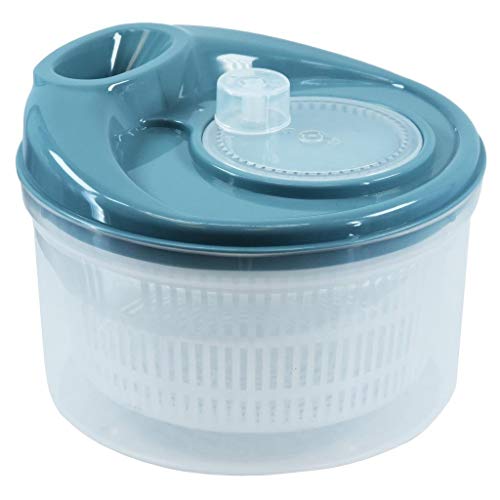 Escurridor grande para ensaladas, verduras y verduras, cuenco de plástico