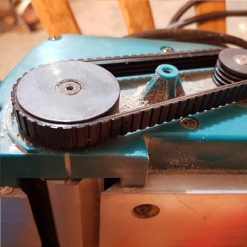 Lot de 2 courroies de rabot V-Drive en caoutchouc 225069-5 pour outils électriques 1911B, 268 mm de longueur et 9,6 mm de largeur