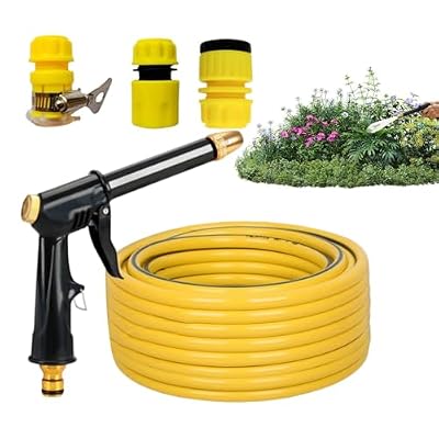 Small Pressure Washer – ABS 19cm 130g | Leakproof Portable Water Sprayer | Power Wash High Pressure Cleaner Handheld Hydro Adjustable Spraying Wand Nozzle Hose Attachment