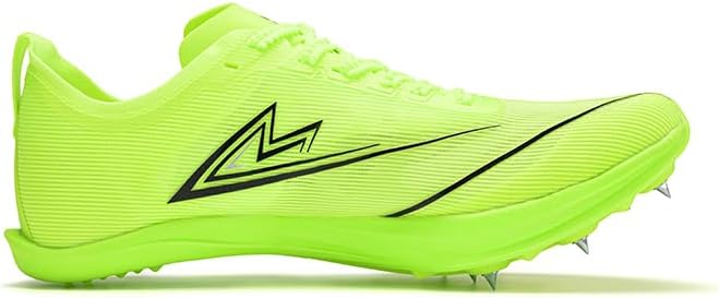Track and Field Spikes Shoes Men Women Full Length Carbon Plate Running Shoes with Air Cushion Track Race Jumping Sneakers Professional Running Tarck Spikes Shoes