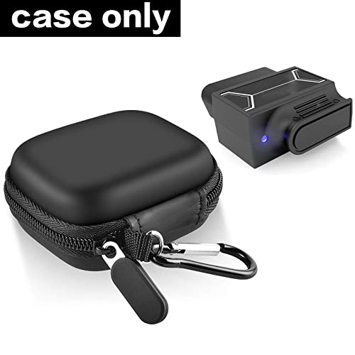 Car and Auto Mini Carry Case Compatible with BlueDriver Bluetooth Pro OBDII OBD2 Scan Tool Monitor for iPhone & Android (Inner Grey) -Bag Only