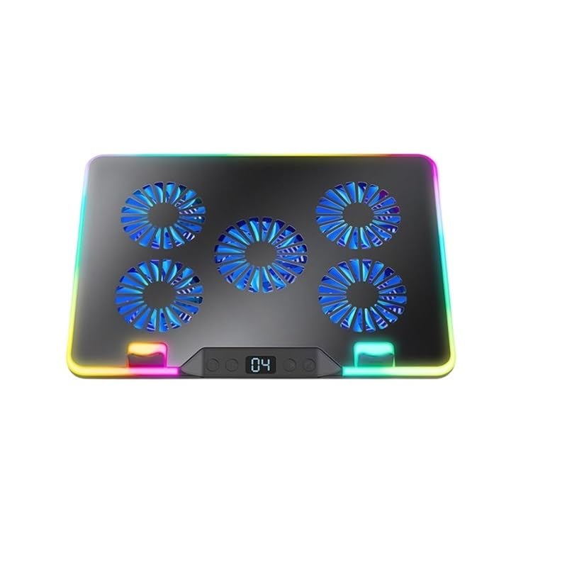 Silent Cooling Refrigeration 5-Fan Laptop Computer Radiator