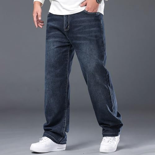 Big Baggy Jeans Mens 7XL Wide Legs Denim Pants Loose Casual Jeans Summer Plus Size Comfy Trousers2