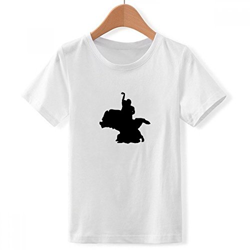 T-Shirt Garçon Danseur Duo Danse Performance Art Blanc Idéal pour l'École et la Récréation