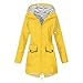 PMDKLSPQ Regenjacke Damen Wasserdicht Atmungsaktiv Regenjacke Outdoor Jacken mit Kapuze Regenmantel Winddicht Parka Coat Übergangsjacke Funktionsjacke Regenparka