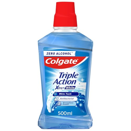 Colgate Triple Action Xtra White Mouthwash 500ml