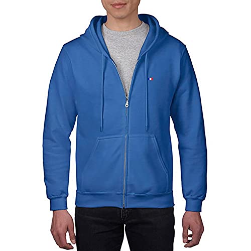 ShFhhwrl Prosta i hojna bluza z kapturem męska z kapturem Midweight bluza z kapturem męska Casual Topy Zimowe Unisex z długim rękawem